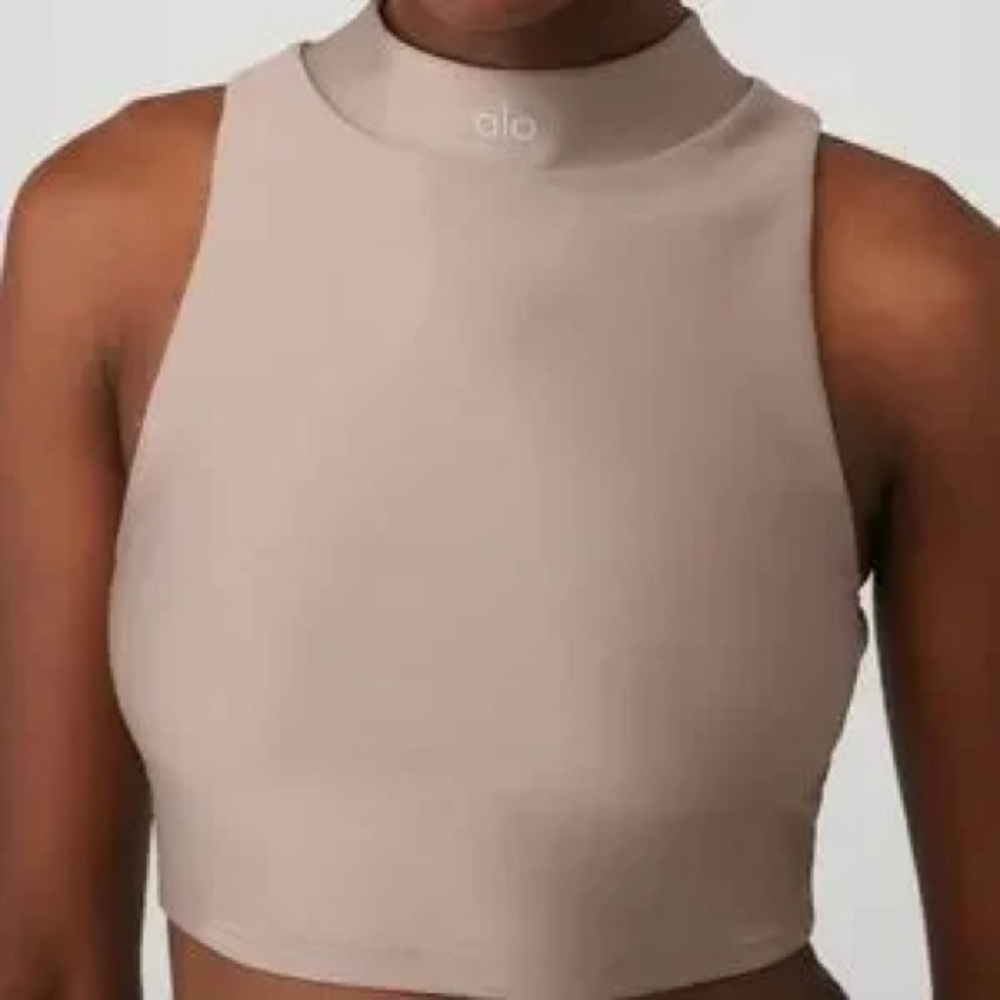 ALO Airlift Fuse Bra Tank - Taupe